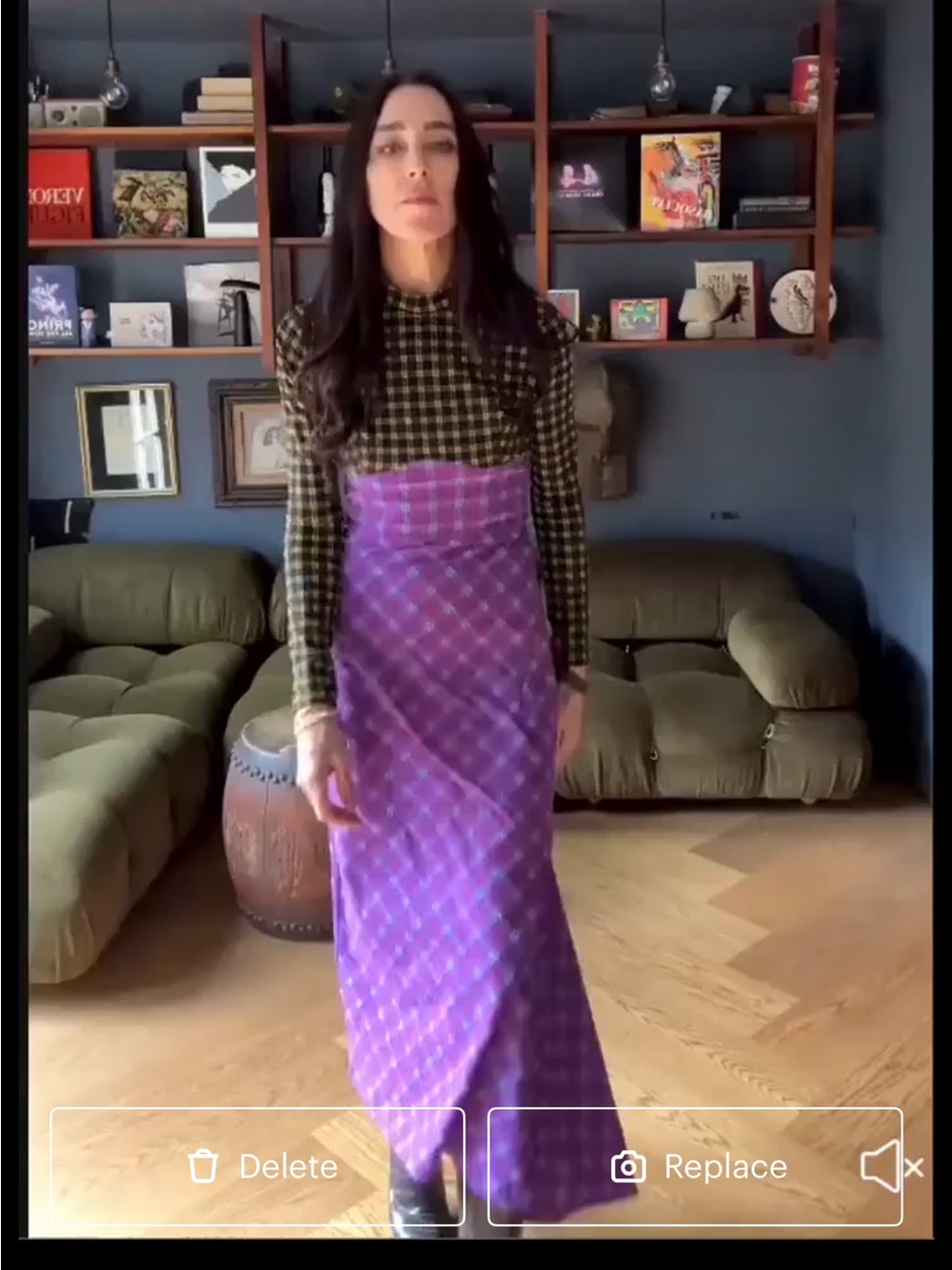 Rachel Comey Converge plaid purple mixed pattern Dress 6